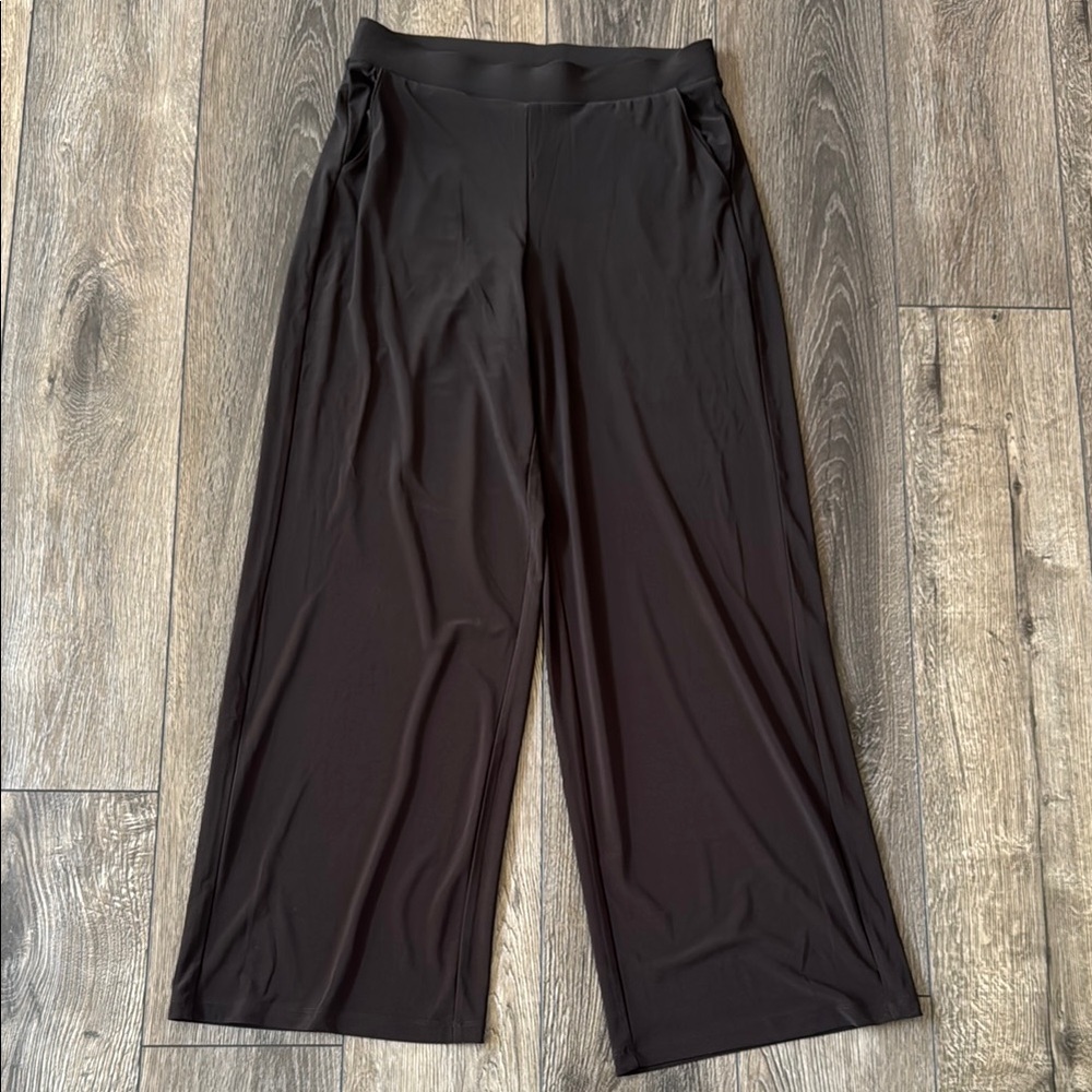 White House Black Market (WHBM) Elegant Black Women's Wide Leg Pants